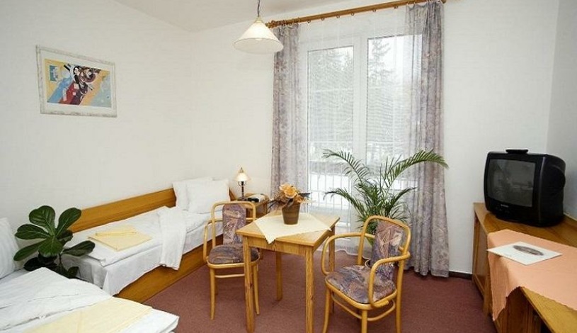 Lázeňský hotel Jirásek Konstantinovy Lázně - Dvoulůžkový pokoj Standard, Dvoulůžkový s přistýlkou